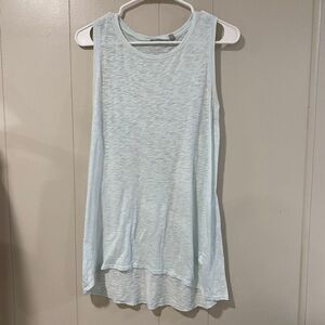Athleta Light Blue Breezy Racerback Tank Top Women’s Medium Lightweight Workout